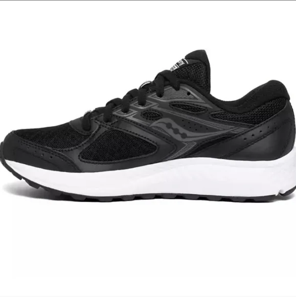 Saucony Womens sz 8.5 Blackand White Cohesion 13 RunningShoes - Picture 4 of 5
